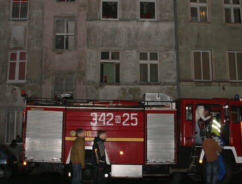 Wybuch gazu w budynku przy Dolnej