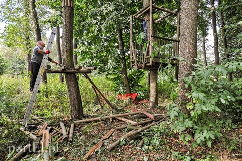 Wyciąg zniknął, czas na park linowy