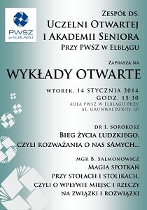 Wykłady otwarte w PWSZ