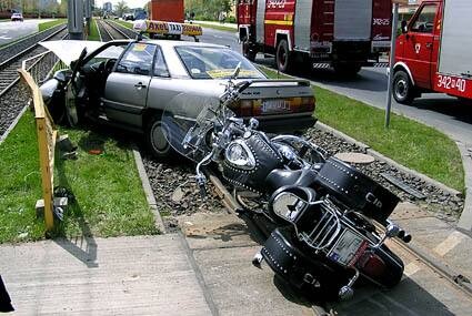 Wypadek motocyklowy