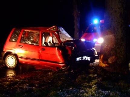 Wypadek na drodze do Malborka