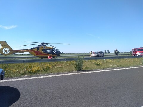 Wypadek na S7, droga jest już przejezdna (aktualizacja) 