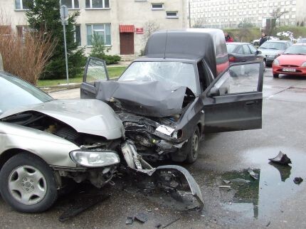 Wypadek na terenie szpitala