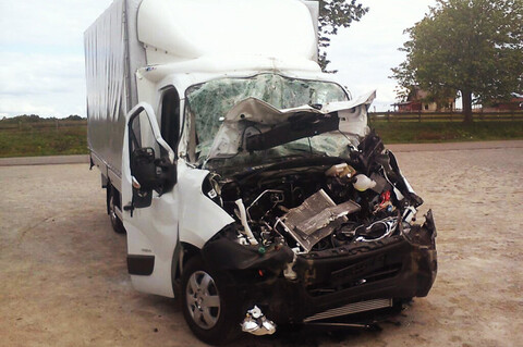 Wypadek w Milejewie: trzy osoby ranne
