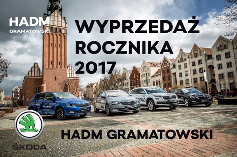 Wyprzedaż rocznika 2017 w Salonie Skody w Elblągu