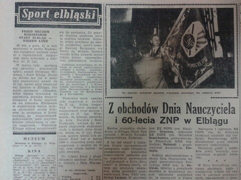 Z obchodów Dnia Nauczyciela i 60-lecia ZNP w Elblągu