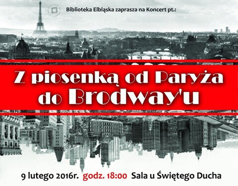 Z piosenką od Paryża do Brodwayu. Koncert w bibliotece