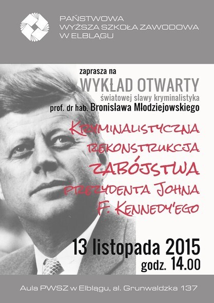 Zabójstwo prezydenta Kennedyego. PWSZ zaprasza na wykład otwarty