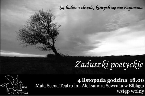 Zaduszki poetyckie - Elbląska Scena Literacka