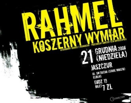 Zagrają Rahmel i Koszerny Wymiar - dicho w Jaszczurze