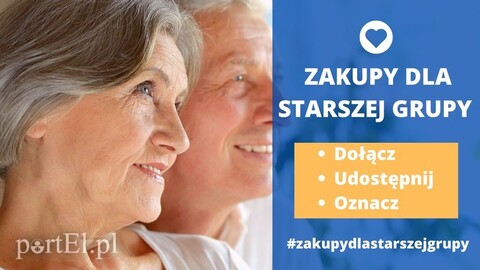 Zakupy dla starszej grupy. Młodzież przychodzi z pomocą seniorom