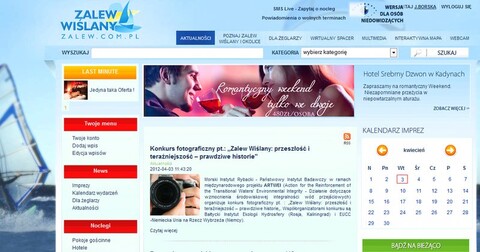 Zalew Wiślany ma własną stronę