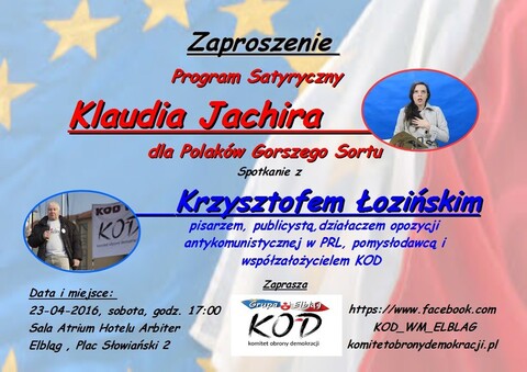 Założyciel KOD odwiedzi Elbląg