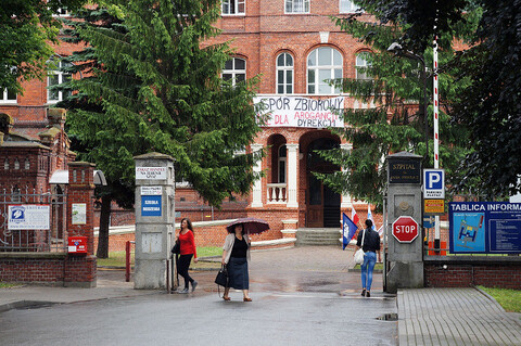 Spór zbiorowy trwa. Szpital oflagowany