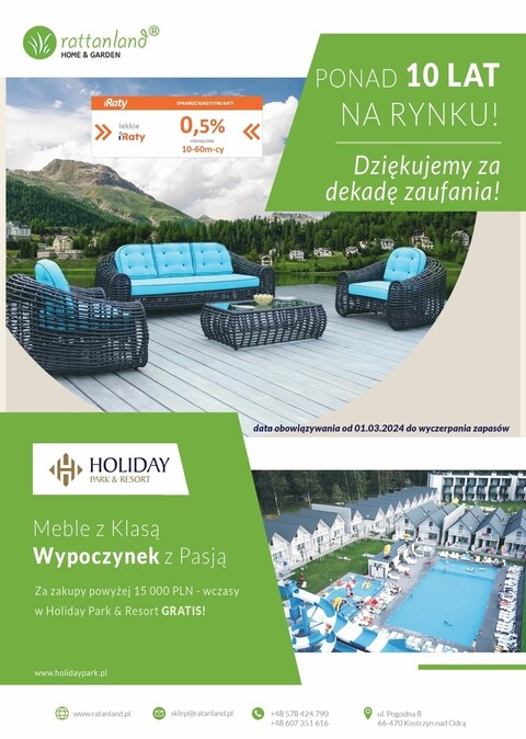 Katalog Promocyjny Rattanland na Sezon Letni