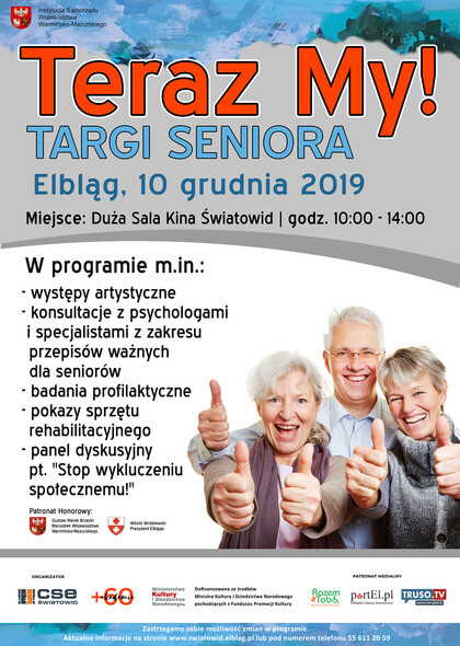 Zapraszamy na Targi Seniora – Teraz My!