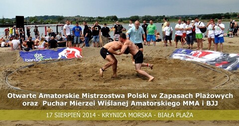 Zapasy na plaży!