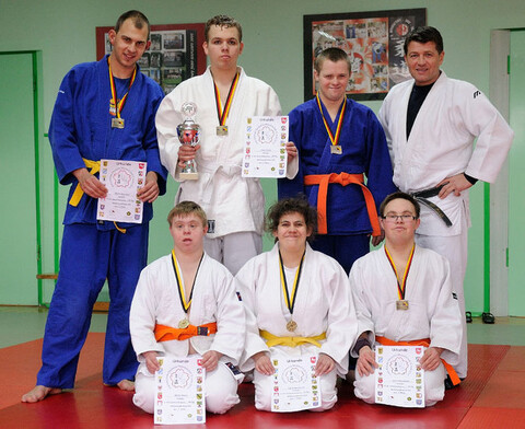 Medale przywiezione z Ludwigsburga (judo)