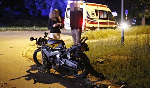 Zderzenie motocykla z hondą, pasażerka zmarła (aktualizacja)