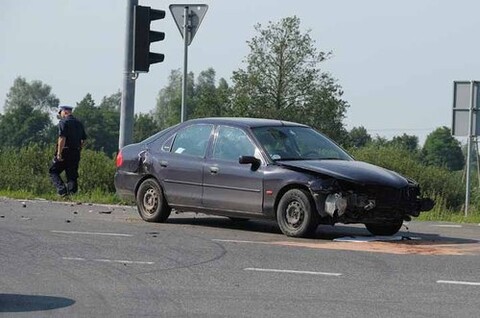 Zderzenie na czerwonym świetle