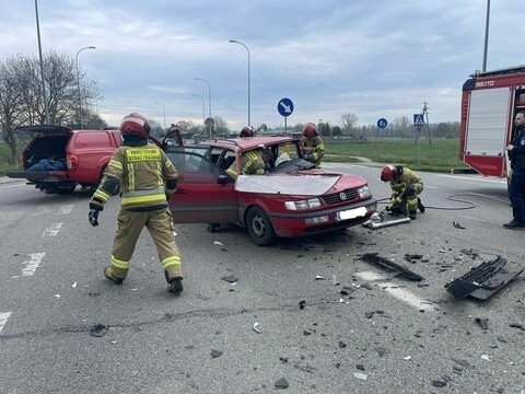 Zderzenie na starej siódemce