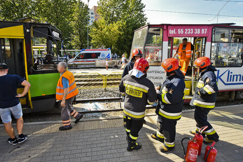 Zderzenie tramwajów na płk. Dąbka