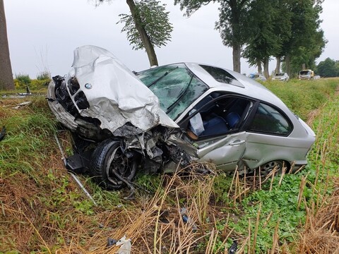 Zderzenie trzech pojazdów w powiecie braniewskim