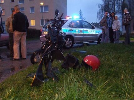 Zderzenie z motorowerem