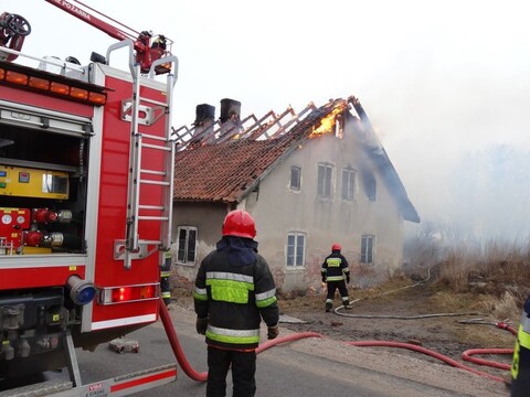 Pożar w Suchaczu