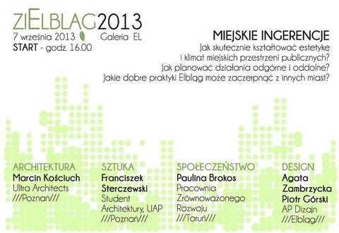 ziELBLĄG 2013. Inspiracje dla przyjaznego miasta