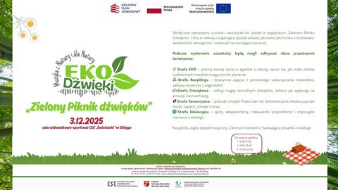 Zielony piknik dźwięków” w „Światowidzie już 3 grudnia