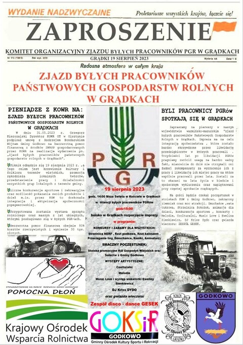 Zjazd byłych pracowników Państwowych Gospodarstw Rolnych w Grądkach