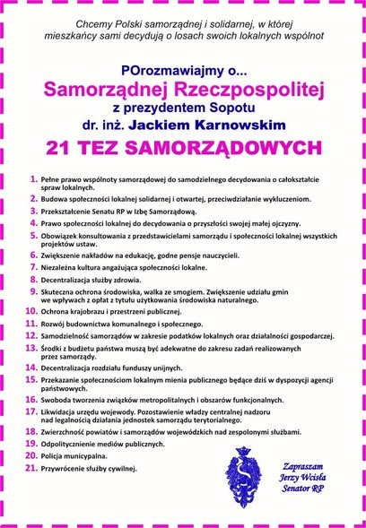 Zlikwidować Senat, wzmocnić samorząd?