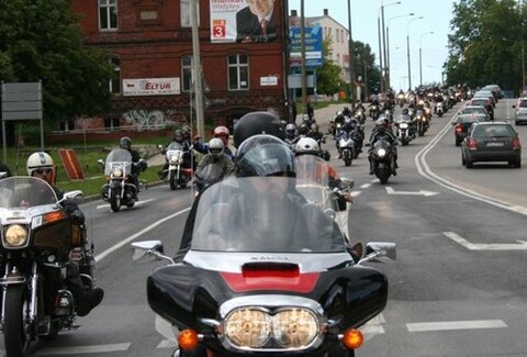Zlot motocyklistów w Tolkmicku