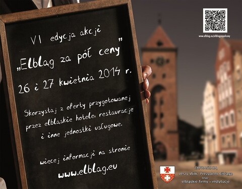 Zostań partnerem akcji „Elbląg za pół ceny”