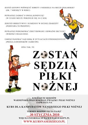 Zostań sędzią piłki nożnej