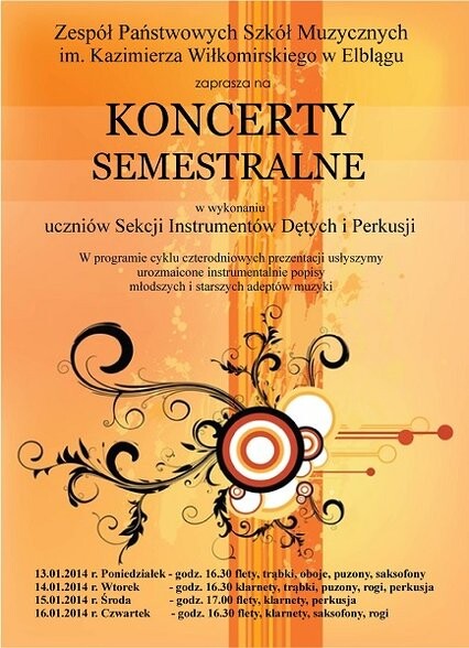 ZPSM zaprasza na koncerty