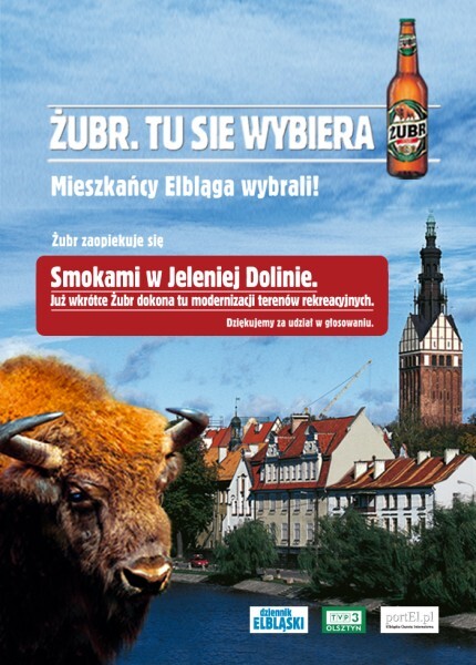 Żubr tu się wybiera