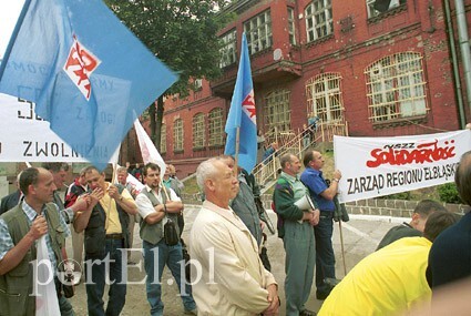 15 lat temu w Elblągu... związkowcy czuli się nękani