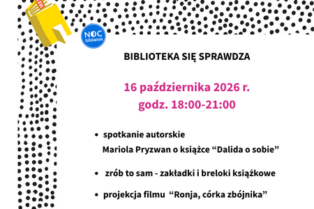 Noc Bibliotek w nowej siedzibie. ...