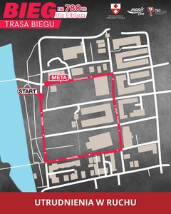 Bieg 780 dla Elbląga - Utrudnienia w ruchu