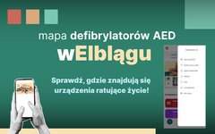 Defibrylatory AED w aplikacji „wElblągu”. Sprawdź, gdzie znajdują się urządzenia ratujące życie