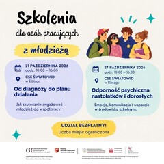 Jak skutecznie angażować młodzież i wspierać jej odporność psychiczną? Bezpłatne szkolenia w CSE „Światowid”