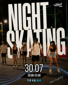 Pierwszy Night Skating na Kalbarze