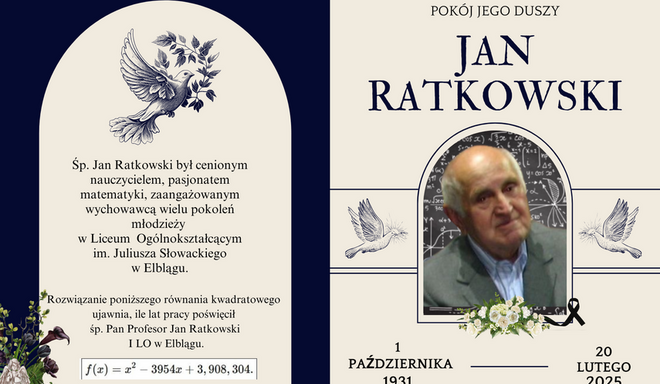 Wspomnienie o profesorze Janie Ratkowskim