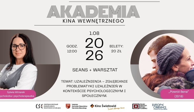 Kolejne spotkanie w ramach cyklu Akademia Kina Wewnętrznego