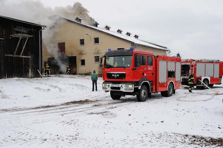Pożar w Karczowiskach Górnych