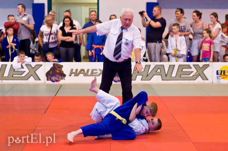 Mali judocy walczą