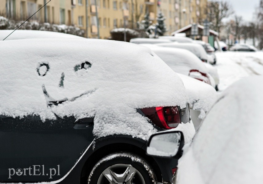 Sypnęło śniegiem!