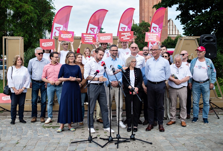 Lewica chwali się sukcesami podczas letniej trasy